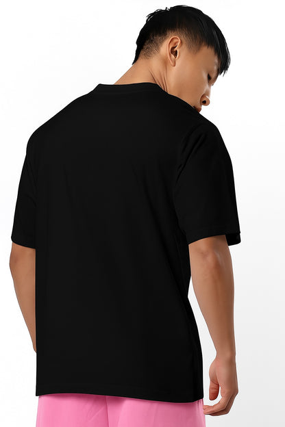 Men Oversized T-Shirt (WHITE & BLACK)