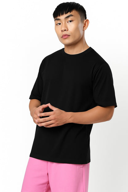 Men Oversized T-Shirt (WHITE & BLACK)